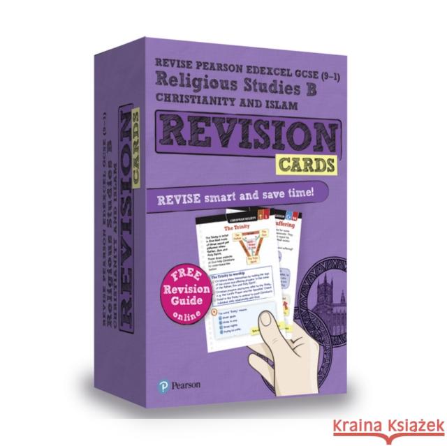 Pearson REVISE Edexcel GCSE Religious Studies Christianity and Islam Revision Cards (with free online Revision Guide): For 2024 and 2025 assessments and exams (Revise Edexcel GCSE Religious Studies 16 Tanya Hill 9781292270289