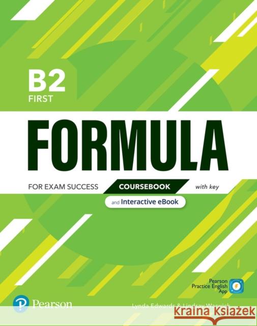 Formula B2 First Coursebook with key & eBook Pearson Education 9781292391410