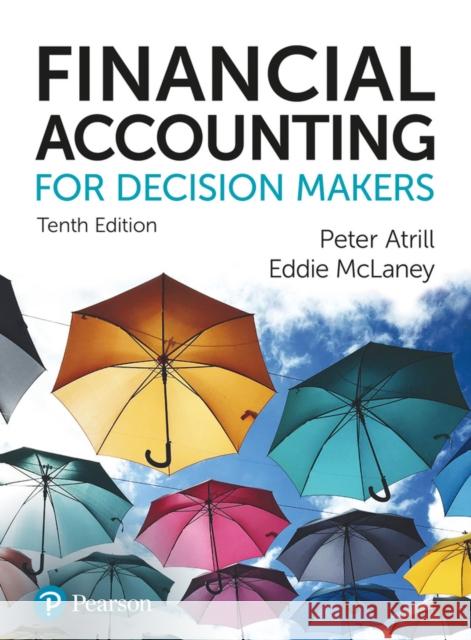 Financial Accounting for Decision Makers Eddie McLaney 9781292409184 Pearson Education Limited