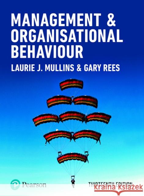 Management and Organisational Behaviour Gary Rees 9781292422381