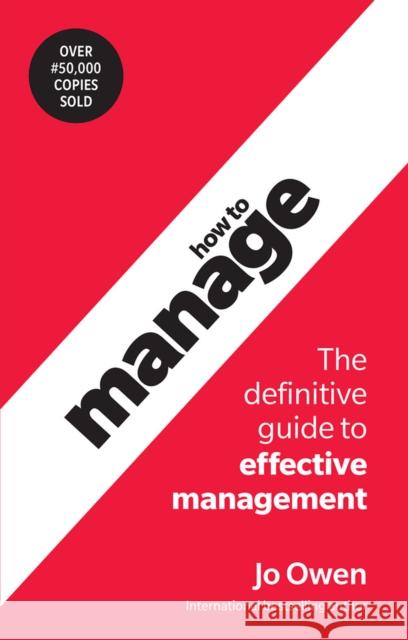 How to Manage Jo Owen 9781292426457