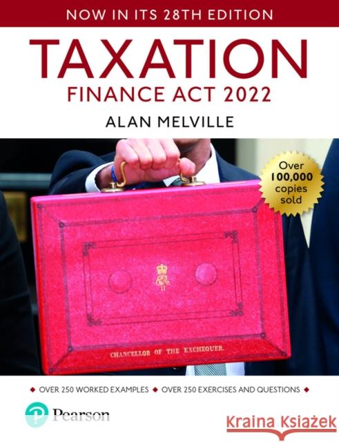 Taxation Finance Act 2022 Alan Melville 9781292439532 Pearson Education Limited