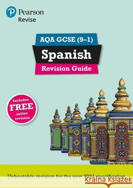 Pearson Revise AQA GCSE Spanish: Revision Guide incl. audio, quiz & video content - for 2026 and 2027 exams (new specification) Halksworth, Vivien 9781292471693