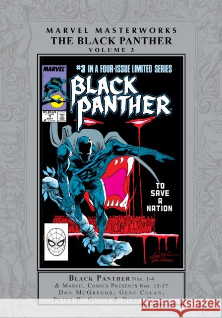 Marvel Masterworks: The Black Panther Vol. 3 Peter B. Gillis 9781302928698