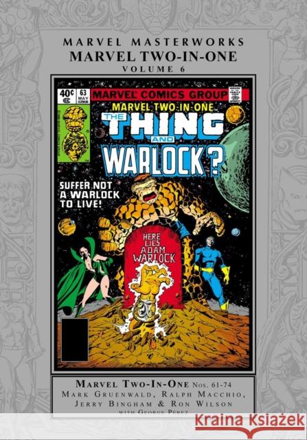 Marvel Masterworks: Marvel Two-In-One Vol. 6 Mark Gruenwald Ralph Macchio Ron Wilson 9781302932930 Marvel