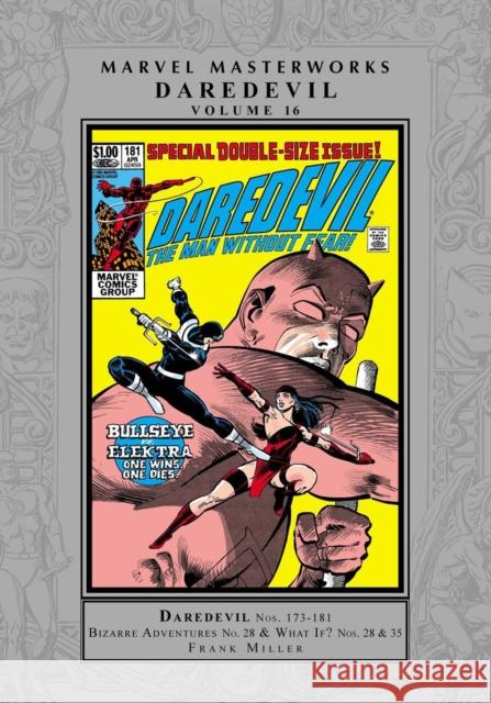 Marvel Masterworks: Daredevil Vol. 16 Frank Miller Mike W. Barr Roger McKenzie 9781302933166