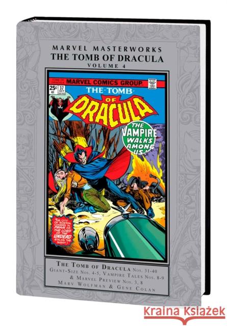 Marvel Masterworks: The Tomb of Dracula Vol. 4 Tba 9781302955458 Marvel Comics