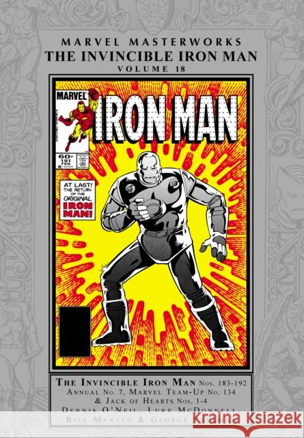 Marvel Masterworks: The Invincible Iron Man Vol. 18 Bob Harras 9781302962159