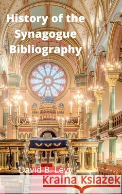 History of the Synagogue Bibliography David B Levy 9781312818088