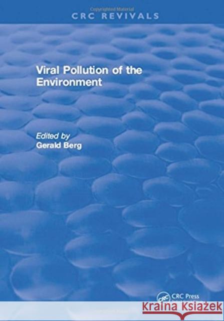 Viral Pollution of the Environment Weger Marl Berg 9781315898452