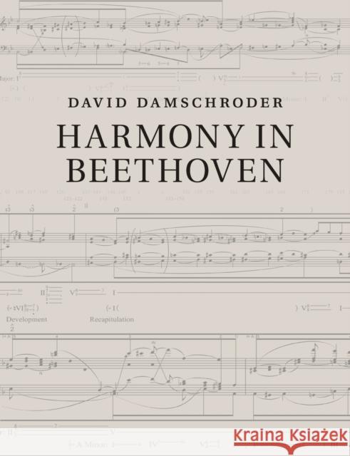Harmony in Beethoven David Damschroder 9781316500620 Cambridge University Press
