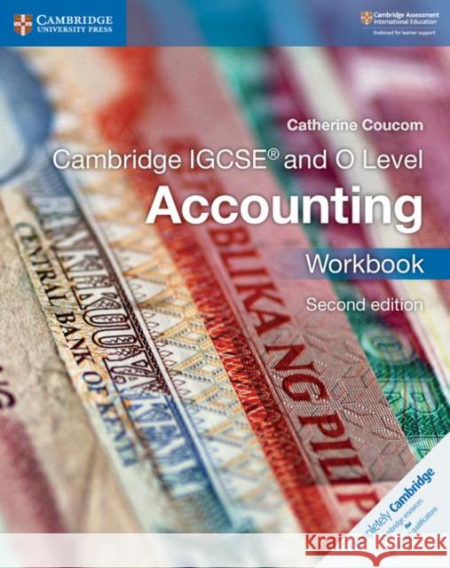 Cambridge Igcse(tm) and O Level Accounting Workbook Coucom, Catherine 9781316505052