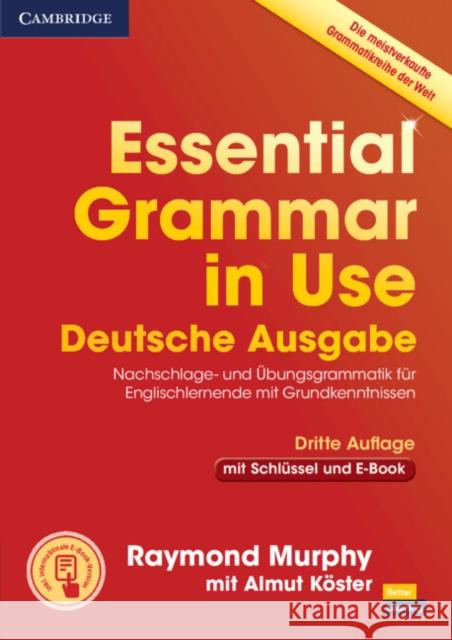 Essential Grammar in Use Book with Answers and Interactive ebook German Edition Raymond Murphy 9781316505304