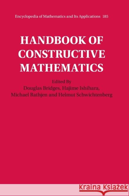 Handbook of Constructive Mathematics  9781316510865 Cambridge University Press