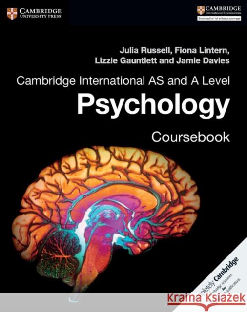 Cambridge International AS and A Level Psychology Coursebook Jamie Davies 9781316605691