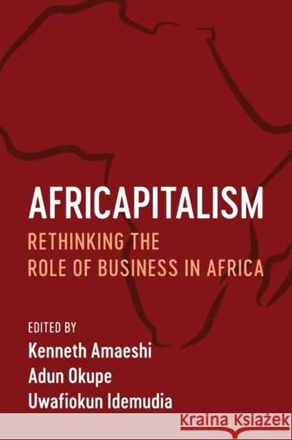 Africapitalism: Rethinking the Role of Business in Africa Amaeshi, Kenneth 9781316613702 Cambridge University Press