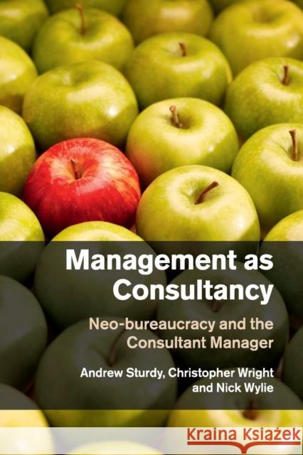 Management as Consultancy: Neo-Bureaucracy and the Consultant Manager Sturdy, Andrew 9781316619742