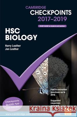 Cambridge Checkpoints Hsc Biology 2017-19 Harry Leather Jan Leather 9781316626498 Cambridge University Press