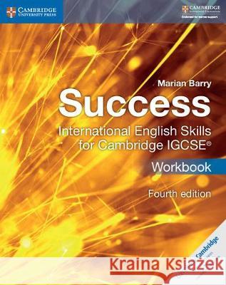 Success International English Skills for Cambridge IGCSE Workbook Marian Barry 9781316637081 