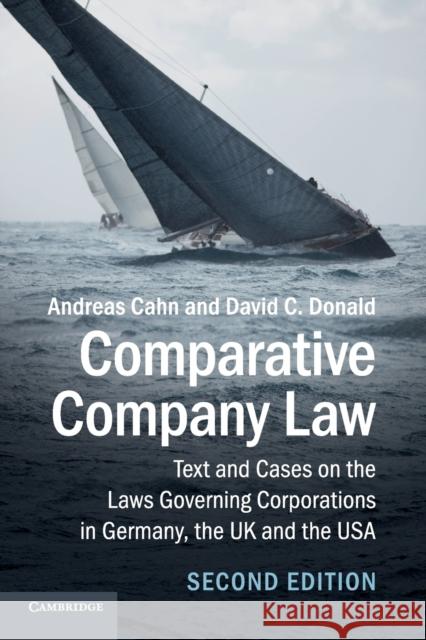 Comparative Company Law Cahn, Andreas 9781316637159