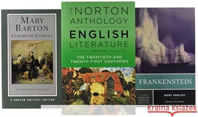 Norton Anthology of English Literature 10e Core Selections Ebook, + NAEL 10e Vol F, + Frankenstein NCE 3e, + Mary Barton NCE Stephen Greenblatt, Mary Shelley, Elizabeth Gaskell 9781324032670 