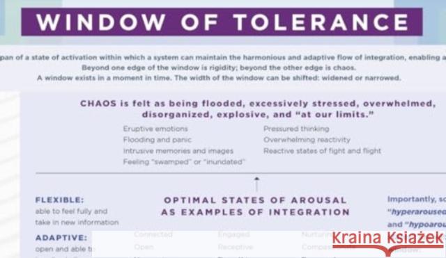 Window of Tolerance Laminated Card Daniel J. Siegel 9781324082040 W. W. Norton & Company