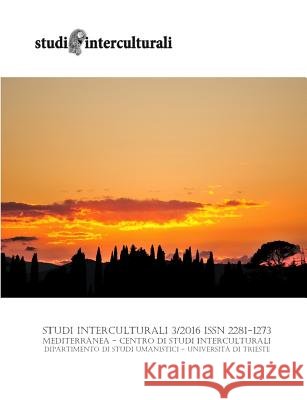 Studi Interculturali 3/2016 Gianni Ferracuti 9781326895792 Lulu.com