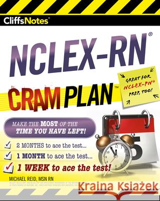 CliffsNotes NCLEX-RN Cram Plan Reid, Michael 9781328900838 Cliffs Notes