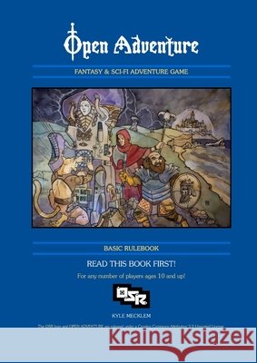 Open Adventure Basic Rulebook (Paperback) Kyle Mecklem 9781329081086
