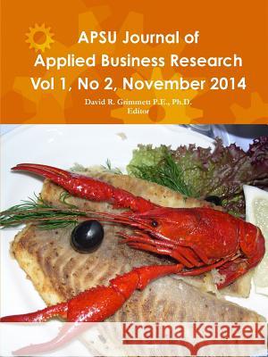 Apsu Jabr Vol 1, No 2, November 2014 David Grimmett 9781329400634