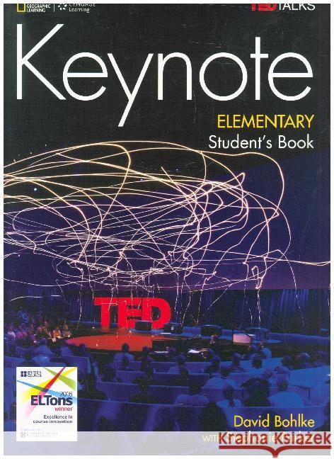 Keynote A2 Elementary SB + DVD + online NE David Bohlke 9781337388696 National Geographic Society