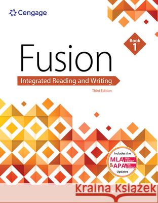 Fusion: Integrated Reading & Writing, Book 1 (W/ Mla9e Updates) Kemper, Dave 9781337615006