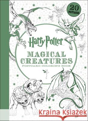 Harry Potter Magical Creatures Postcard Coloring Book Inc. Scholastic 9781338054590 Scholastic Inc.