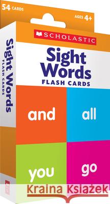 Flash Cards: Sight Words Scholastic Teacher Resources 9781338233582 