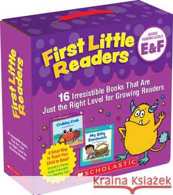 First Little Readers: Guided Reading Levels E & F (Parent Pack): 16 Irresistible Books That Are Just the Right Level for Growing Readers Charlesworth, Liza 9781338256574