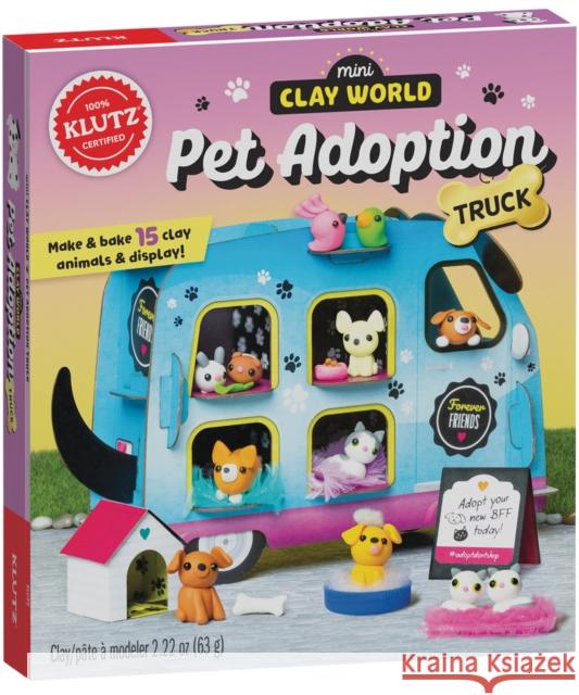 Mini Clay World Pet Adoption Truck Editors of Klutz 9781338643862 Scholastic US