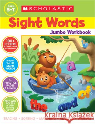 Scholastic Sight Words Jumbo Workbook Scholastic 9781338739343 Scholastic Teaching Resources