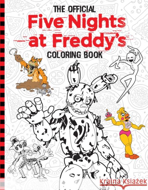 Official Five Nights at Freddy's Coloring Book Scott Cawthon 9781338741186