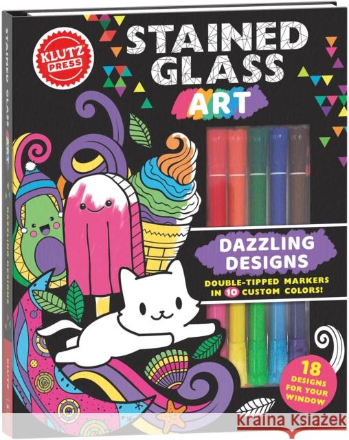 Stained Glass Art: Dazzling Designs (Klutz Activity Book) Editors of Klutz 9781338745290 Scholastic Inc.