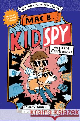 Mac B., Kid Spy Box Set, Books 1-4 (Mac B., Kid Spy) Barnett, Mac 9781338777635