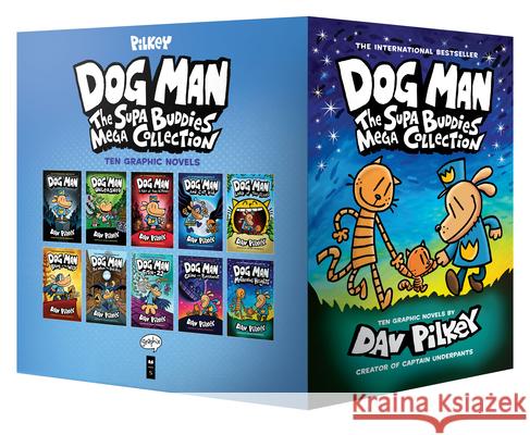 Boxed - Dog Man: The Supa Buddies Mega Collection: From the Creator of Captain Underpants (Dog Man #1-10 Box Set) Pilkey, Dav 9781338792164 Graphix
