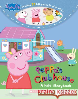 Peppa's Clubhouse (Peppa Pig): A Felt Storybook Eone 9781338819243