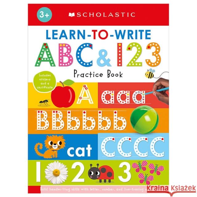 Learn to Write ABC & 123: Scholastic Early Learners (Workbook) Scholastic                               Scholastic 9781338828542 Scholastic Inc.