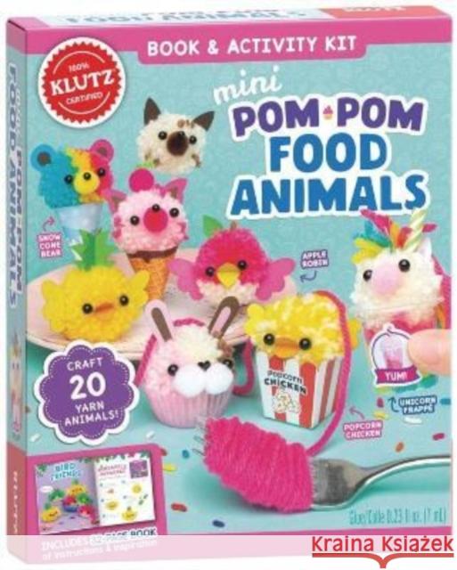 Mini Pom-Pom Food Animals Editors of Klutz 9781338829570 Scholastic US