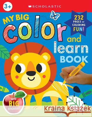 My Big Color & Learn Book: Scholastic Early Learners (Coloring Book) Scholastic 9781338849882 Cartwheel Books