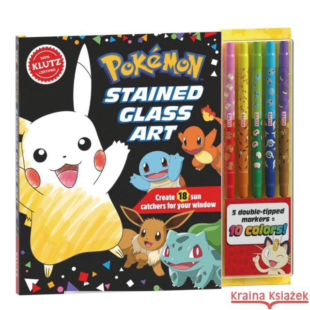 Pokemon Stained Glass Editors of Klutz 9781338895995 Scholastic US