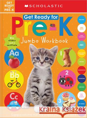 Get Ready for Pre-K Jumbo Workbook: Scholastic Early Learners (Jumbo Workbook) Scholastic 9781339010038 Cartwheel Books
