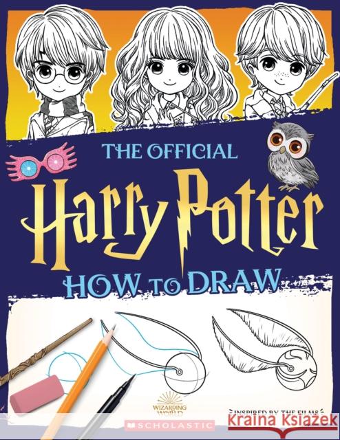 Official Harry Potter How to Draw Isa Gouache 9781339032313 Scholastic US