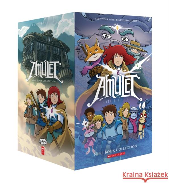 Amulet Box set 1-9 Graphix Kazu Kibuishi 9781339043456