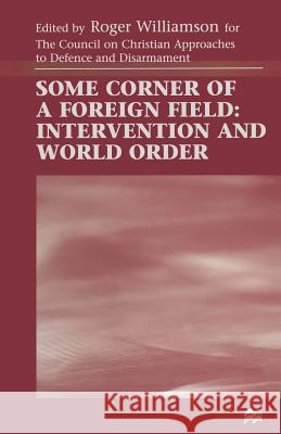 Some Corner of a Foreign Field: Intervention and World Order Williamson, Roger 9781349144457 Palgrave MacMillan
